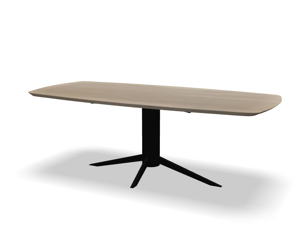 Deens ovale eikenhouten eettafel Levi