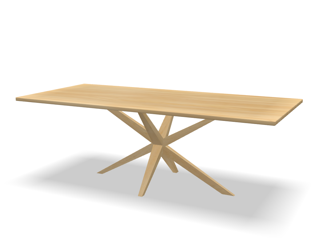 Stel jouw rechthoekige tafel samen