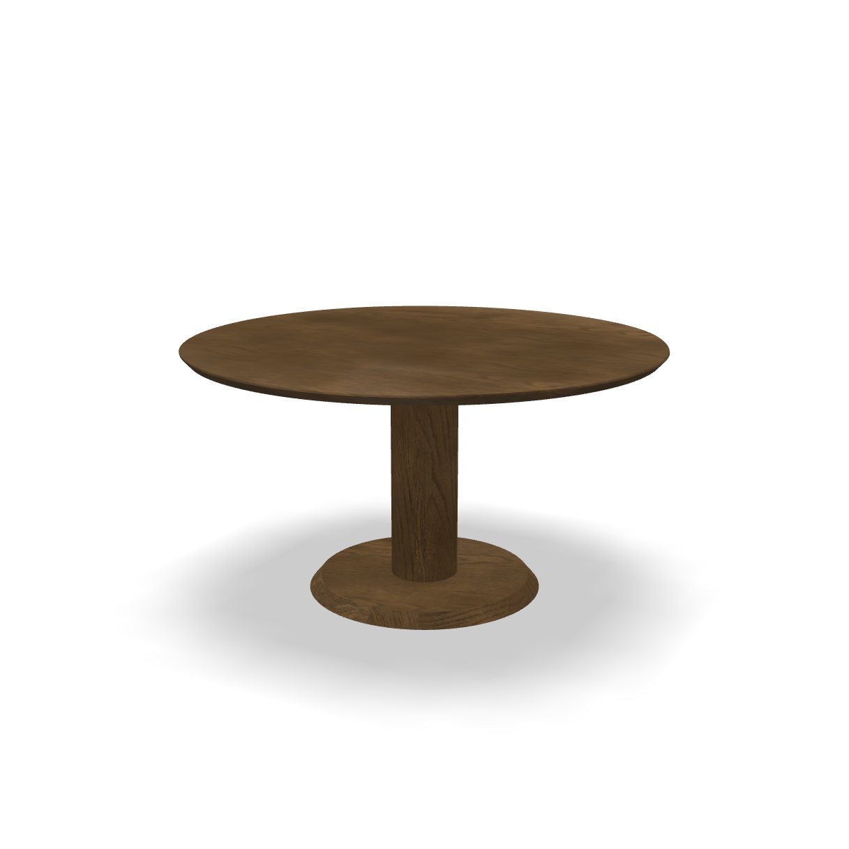 Ronde eikenhouten eettafel Dante