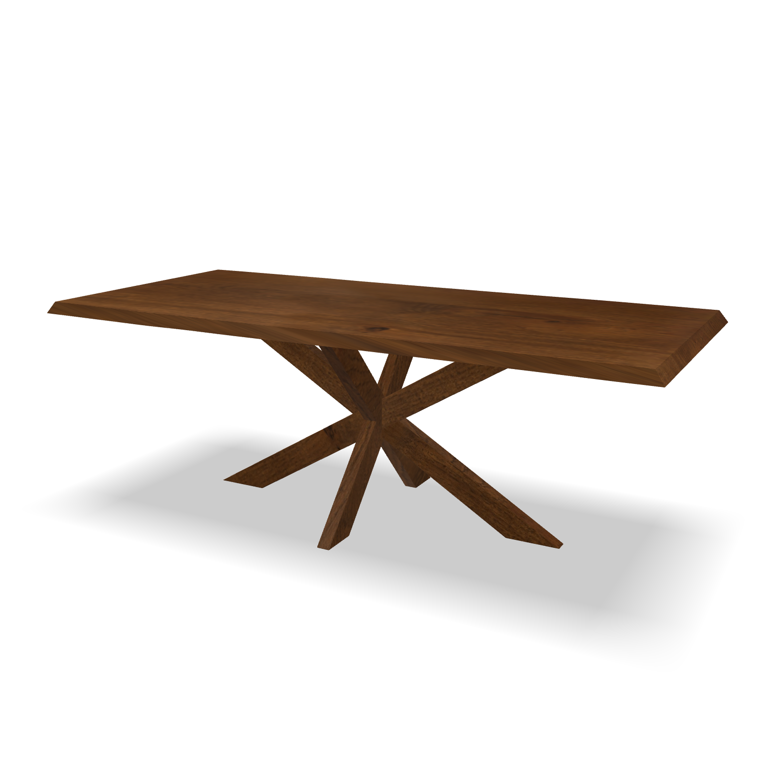 Boomstam eikenhouten eettafel Janneke