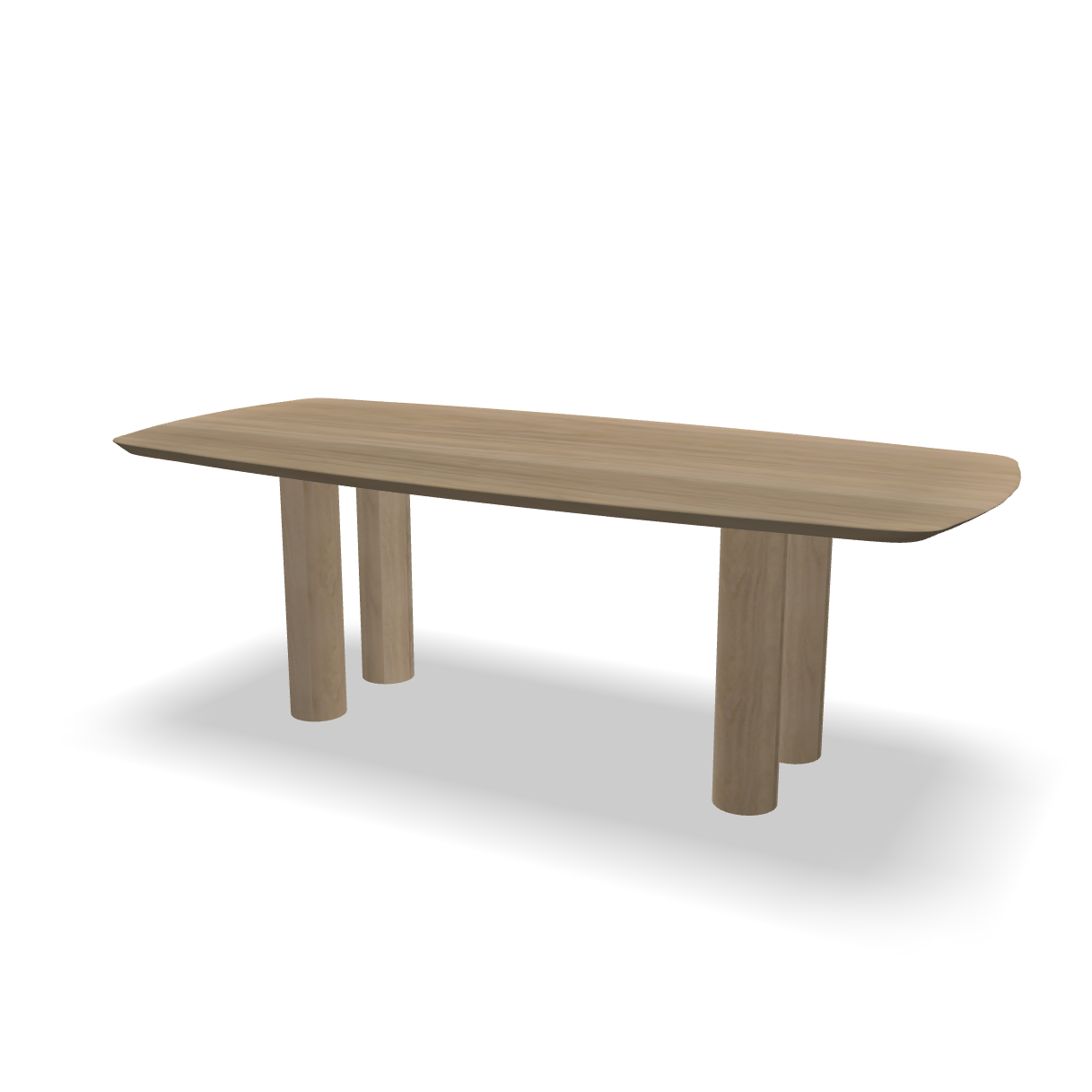 Deens ovale eikenhouten eettafel Madelief