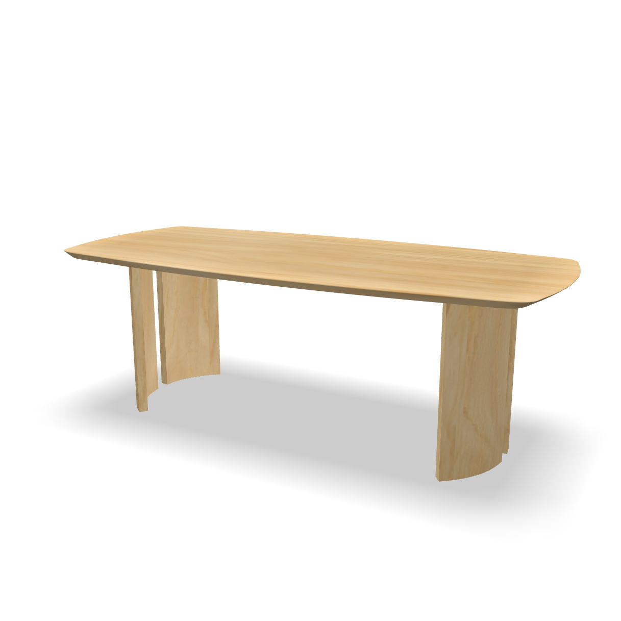 Deens ovale eikenhouten eettafel Lio