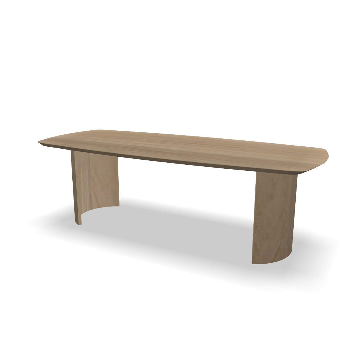 Deens ovale eikenhouten eettafel Olle
